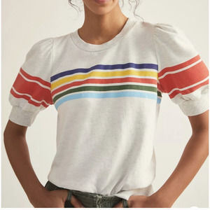 Anthropologie T.La Fleece Top Vitte Puff Sleeve Plus Size 1XL